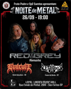 Flyer 26.09.2026 Noite de Metal